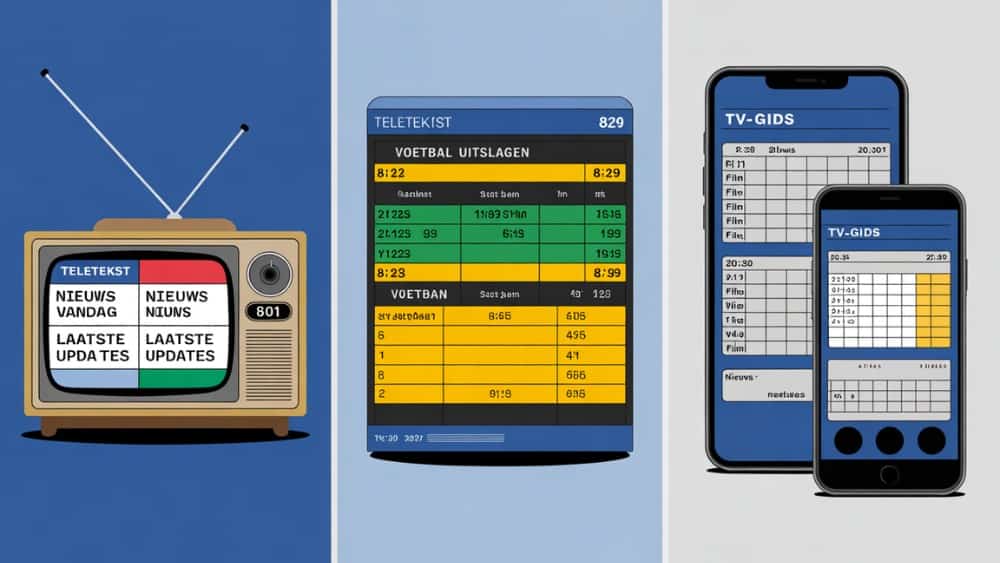 Je bekijkt nu Bekijk de complete Teletekst gids voor de NOS en Veronica en alle paginas van 2025